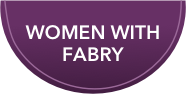 Women with Fabry-Logo